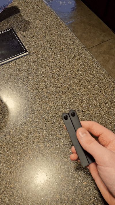 Practice Butterfly Knife/Balisong - Sleek & Smooth