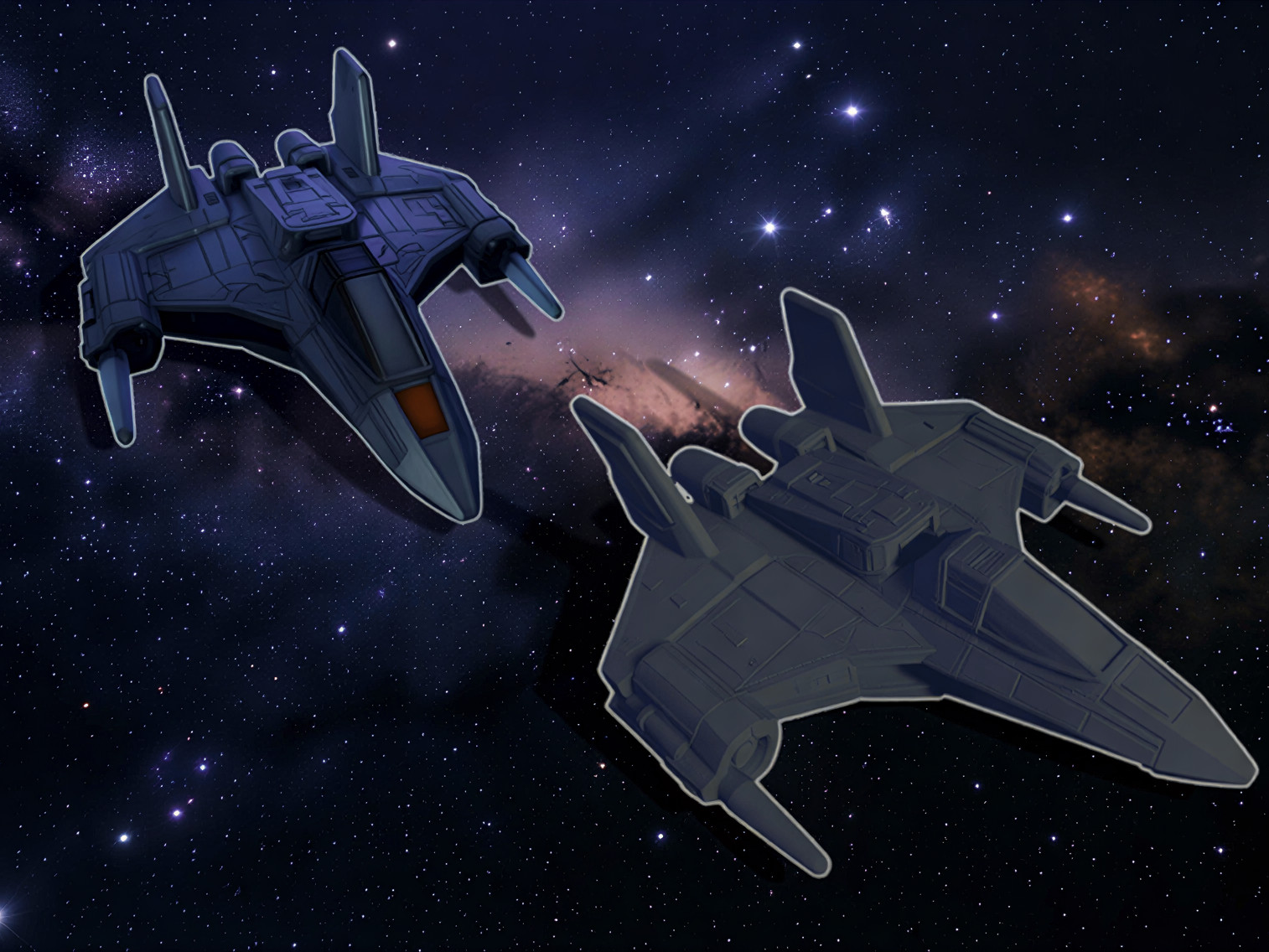 Space Invaders Type Ship