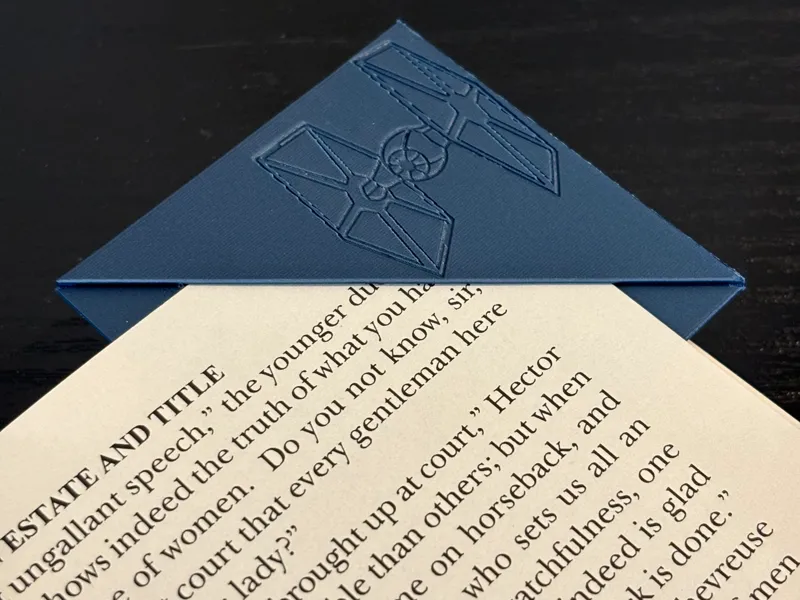 Corner Bookmark (TIE Fighter)