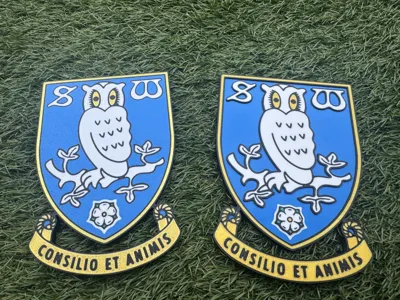 Sheffield Wednesday Badge coaster / sign