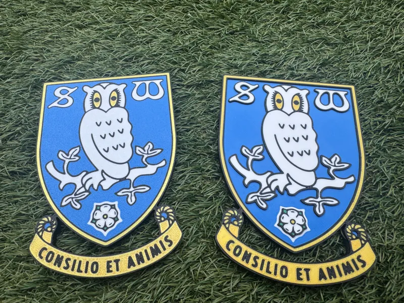 Sheffield Wednesday Badge coaster / sign