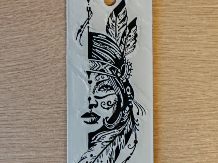 Daughter of the tribal chief  bookmark.