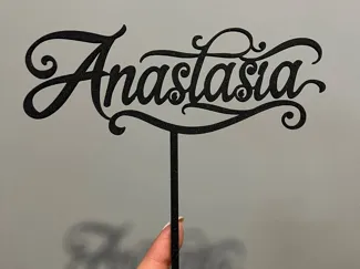Cake topper Anastasia