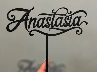 Cake topper Anastasia