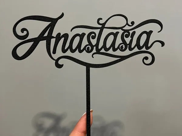 Décoration de gâteau Anastasia