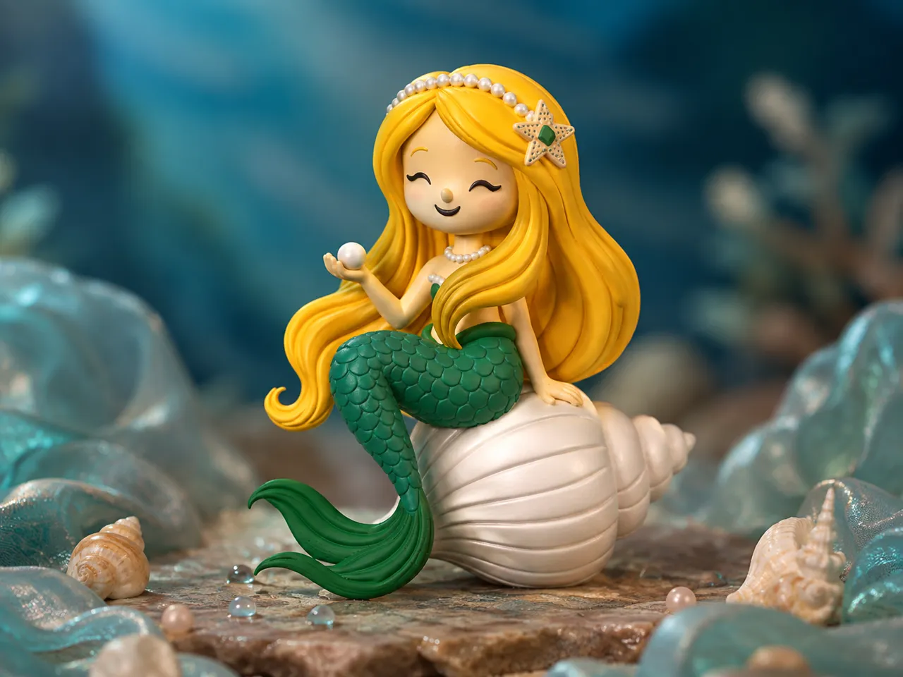 Chibi Mermaid view 4