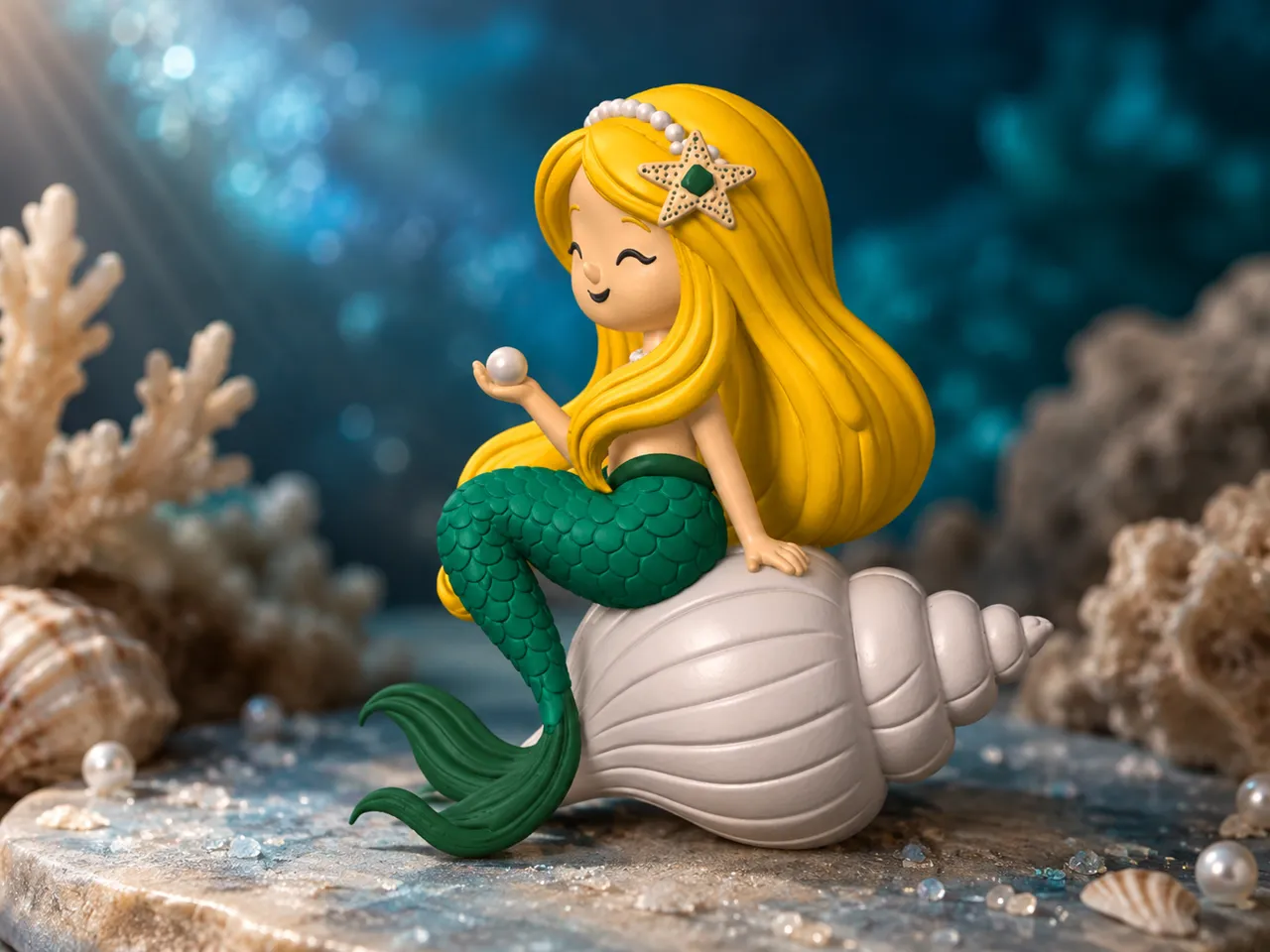 Chibi Mermaid view 2