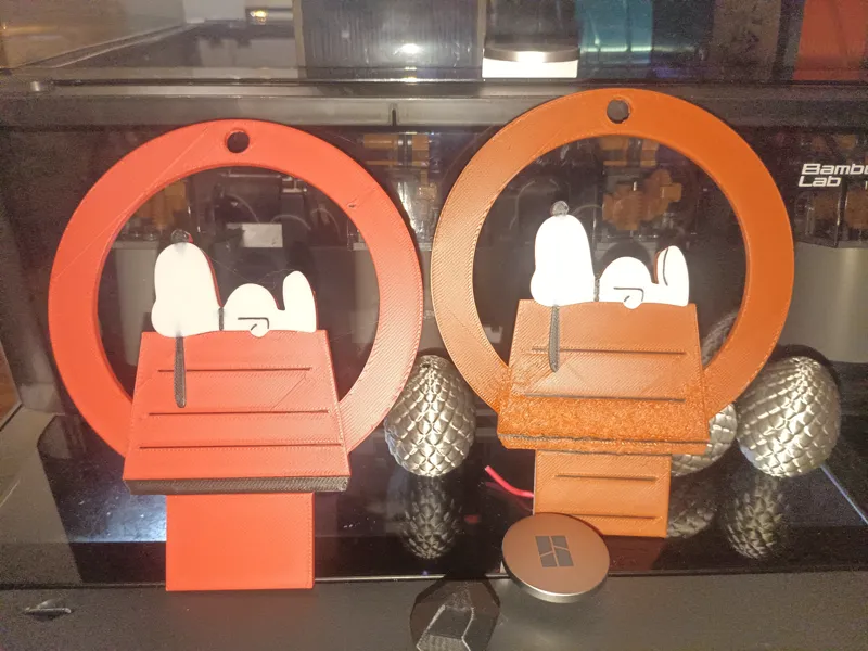 Snoopy on house ornament