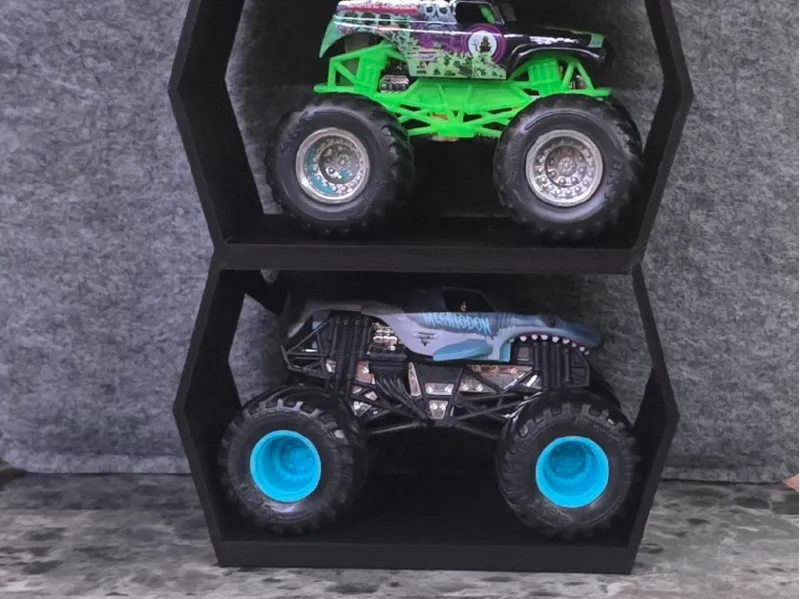 Modular monster truck wall display