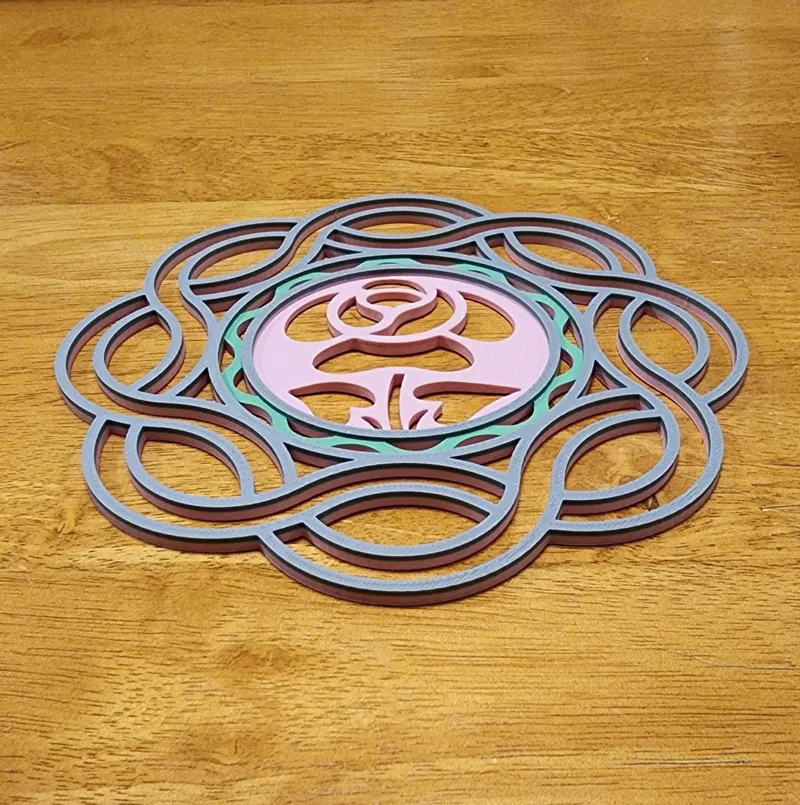 Layered Rose Mandala