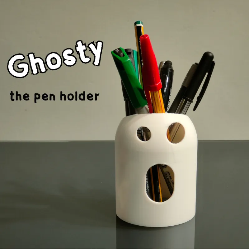 Ghosty (pen holder)