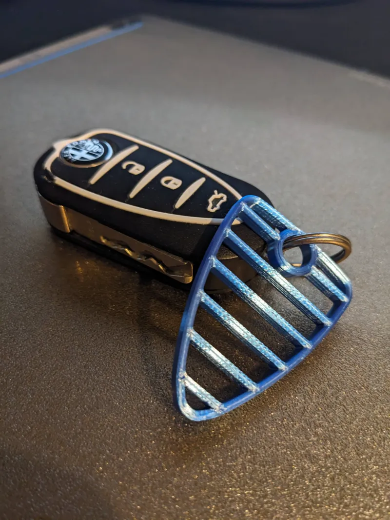 Alfa Romeo Scudetto Grill Keychain