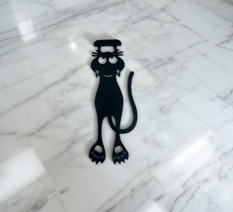 Miniatura 5 do modelo 3D Cat Bookmark