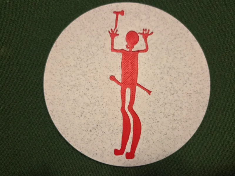 Shoemaker Coaster: Swedish Bronze Age Rock Carving
