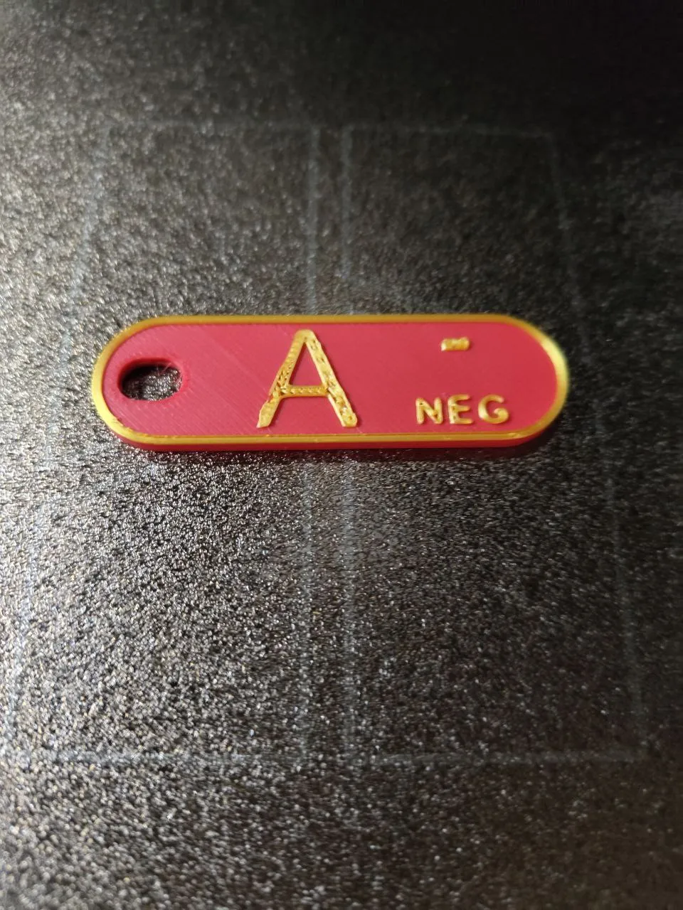 Porte-clés Rectangulaire Personnalisé Avec Ta Photo - En Faux Cuir écologique Marron, Fabriqué En Italie