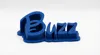 Buzz Swept Name Plate