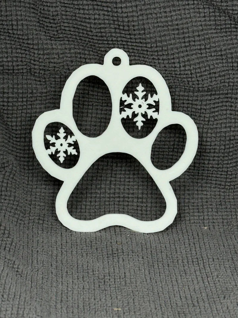Paw Christmas Ornament