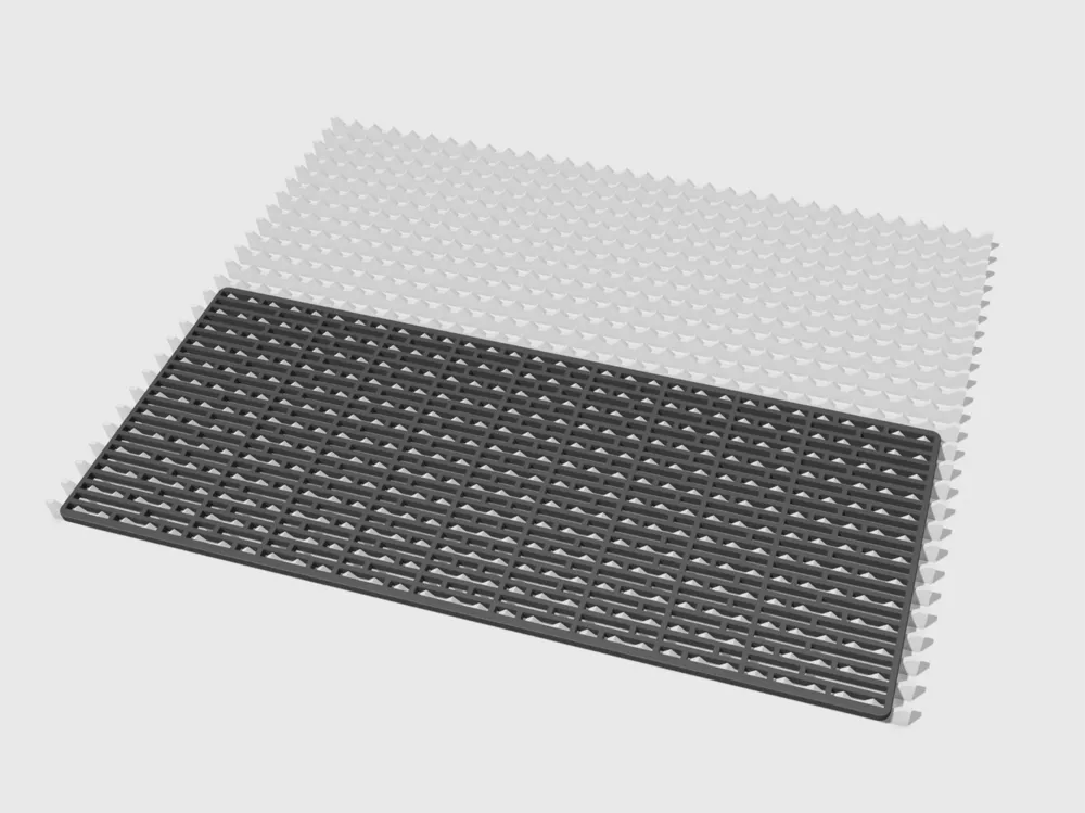 Lab Gridplatelets Printable Grid Plate for Bambu Lab H2D Laser Plate - Free 3D Print ...
