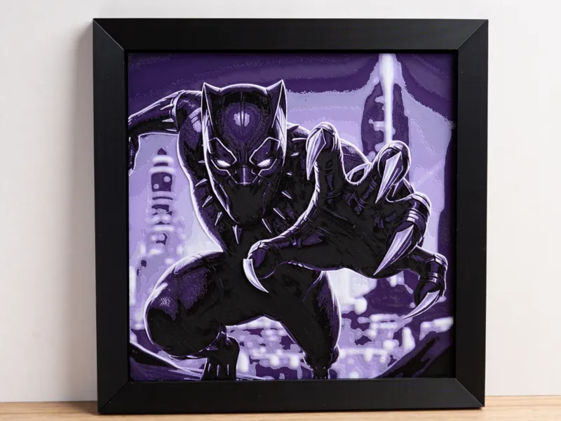 Black Panther Hueforge 200x200mm