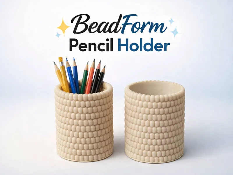 Modern designed Pencil Holder Bead Form