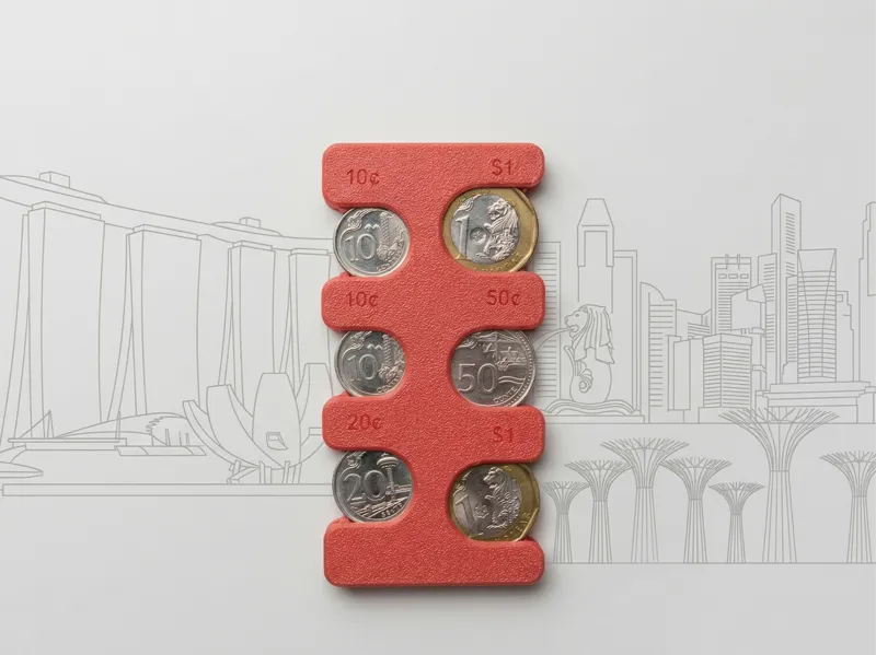 Pocket-Sized Singapore (SGD) Coin Holder - REMIX