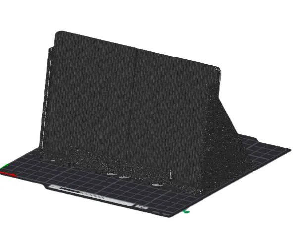 Tablet holder 10 inches in two parts