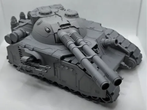 Modelo para impresión 3D: Space Man Giant Double Cannon Tank — referencia de MakerWorld