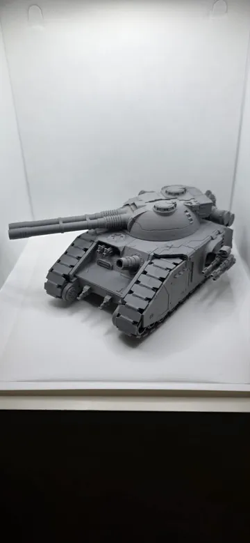 Modelo para impresión 3D: Space Man Giant Double Cannon Tank — vista de referencia 5