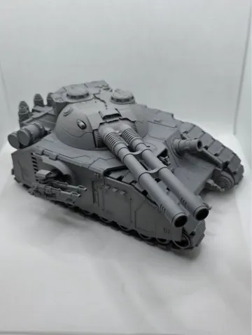 Modelo para impresión 3D: Space Man Giant Double Cannon Tank — vista de referencia 2