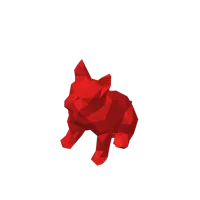 Bouledogue low poly — photo 3