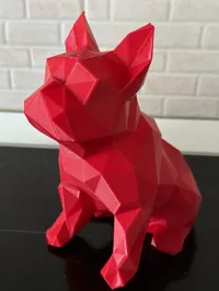 Bouledogue low poly — photo 2