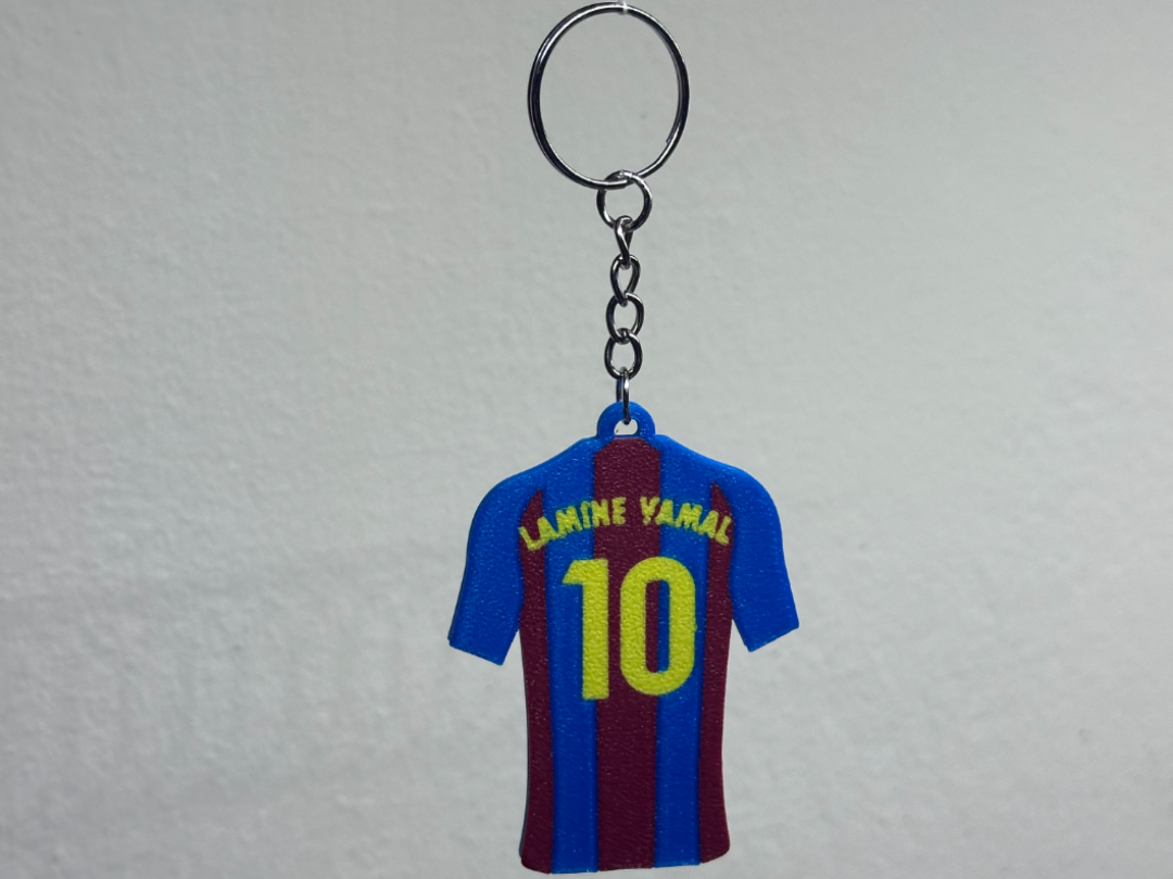 Lamine Yamal FC Barcelona T-Shirt Keychain