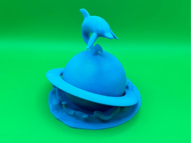 Dolphin on Saturn