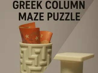 GREEK COLUMN MAZE PUZZLE