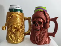 Porte-canette Père Noël zombie — deux modèles — photo 1