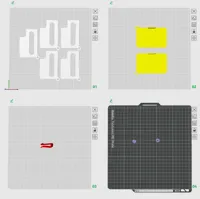 0.2mm, 2 walls, 15% infill all parts are differant colors