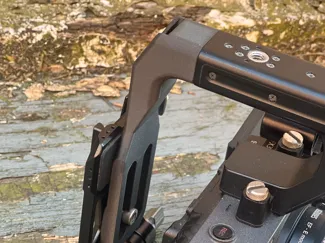 FX3 FX30 handle extension with cold shoe mount