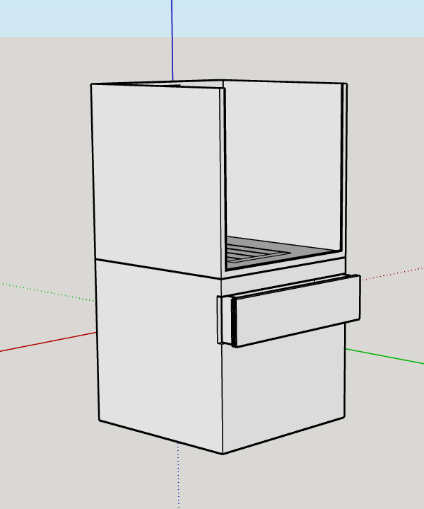 Miniatura 2 do modelo 3D 15极窄侧溢流底滤缸桌面鱼缸pro