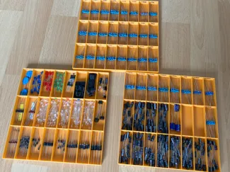 Small parts sorting Electronics 18x18 cm A1 mini