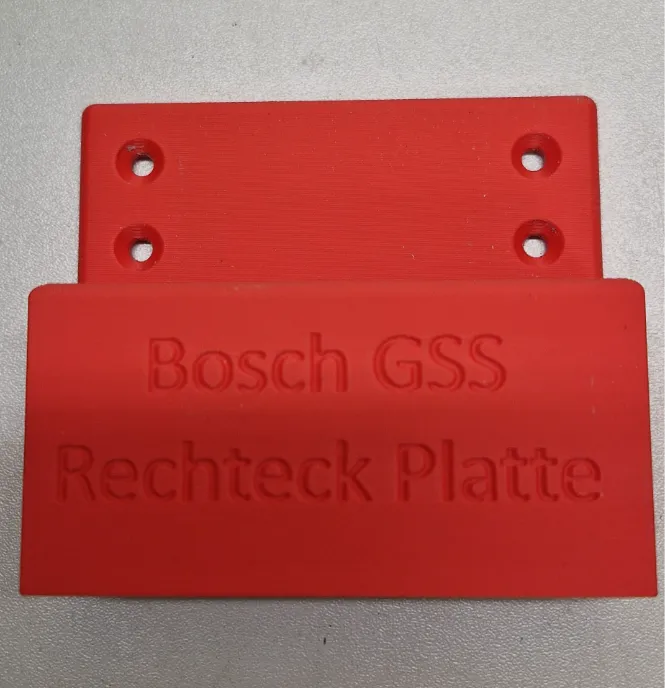 Bosch GSS 18V - 13 Rechteckplatten Halter
