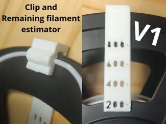 Clip and Remaining filament estimator V1