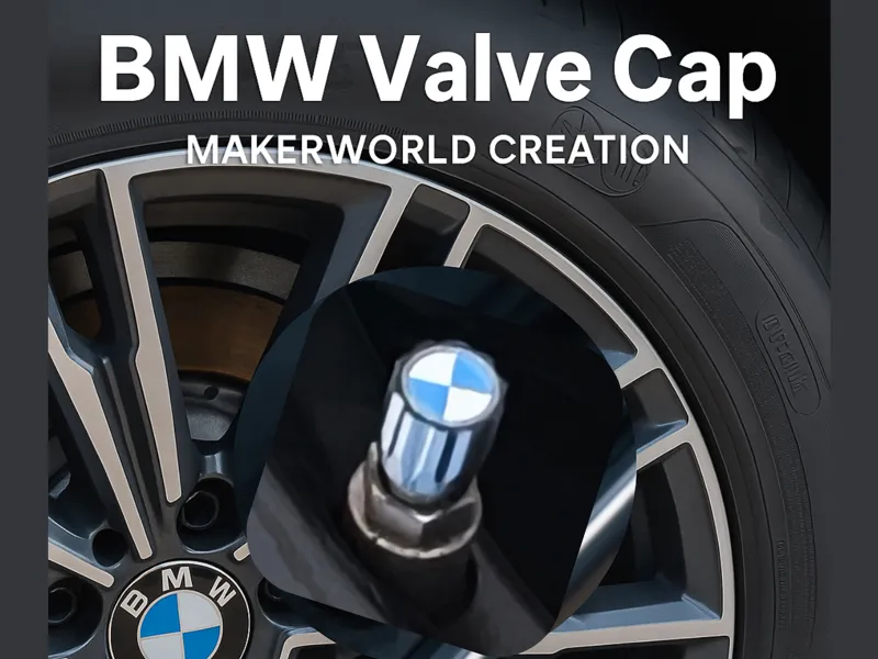 BMW-Inspired Valve Cap (0.2mm Nozzle Optimized)