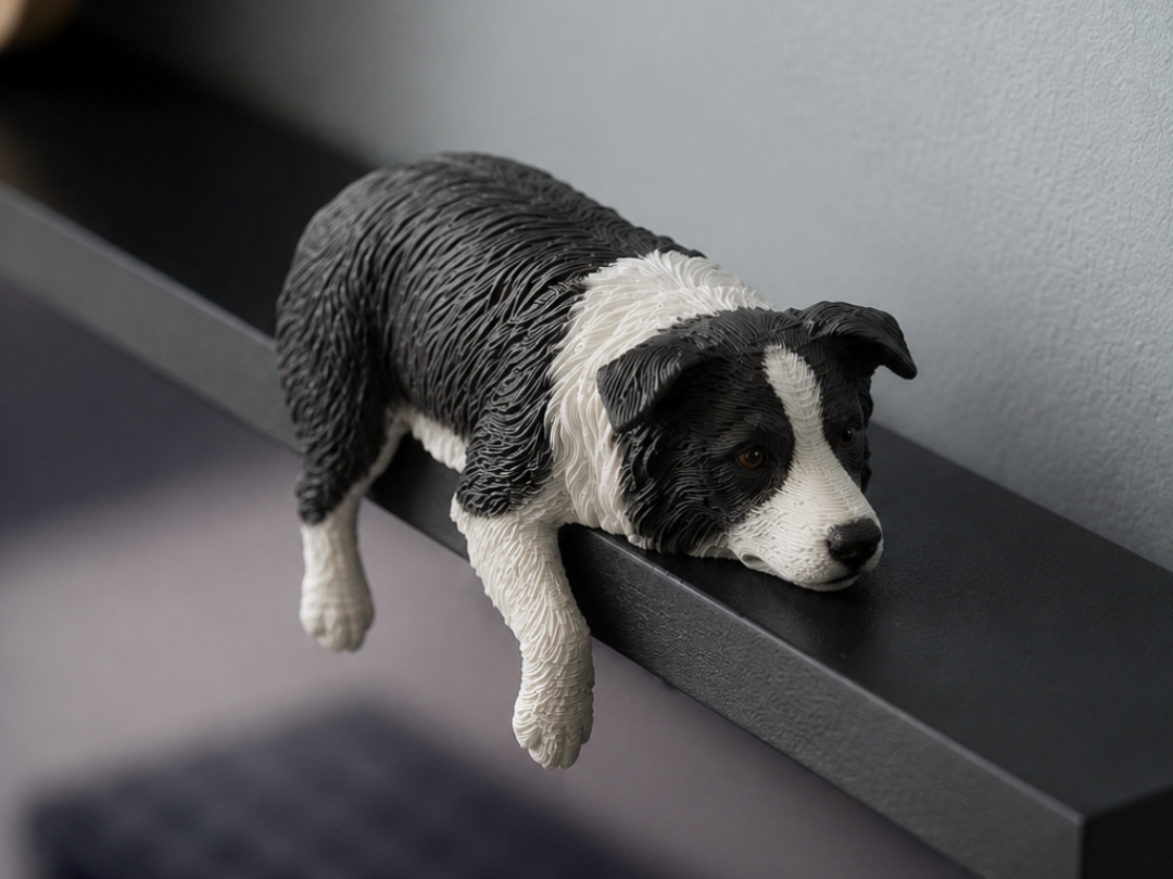 Sleepy Border Collie - Monitor Buddy