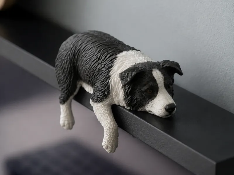 Sleepy Border Collie - Monitor Buddy