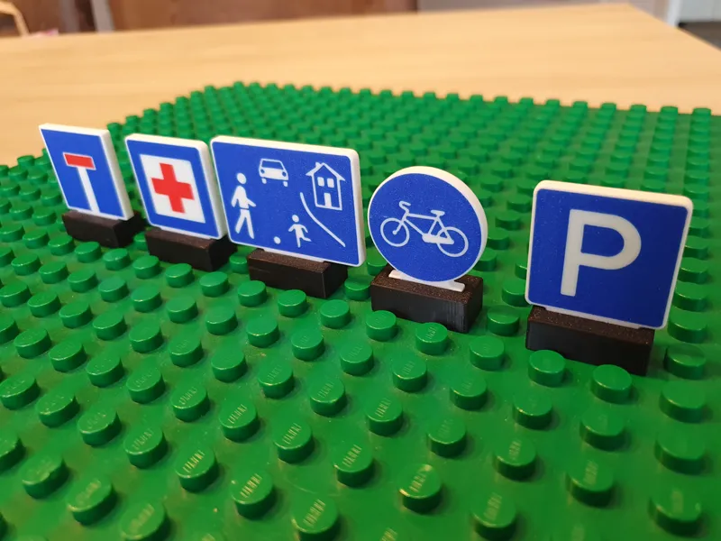 Duplo compatible Road Sign / Warning Triangle Vol3