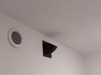 Luftausströmer Wand 100mm mit 60° und 90°