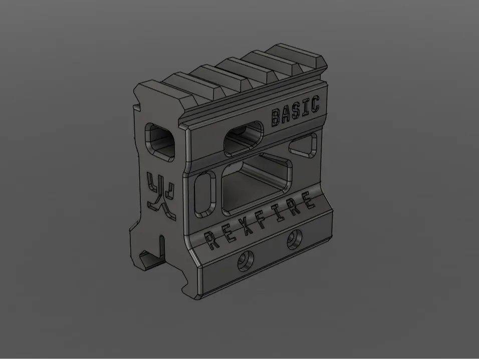 REXFIRE Unityスタイル FASTマイクロレールライザー(ベーシック版) 作成者： REXFIRE MakerWorld：無料3D ...