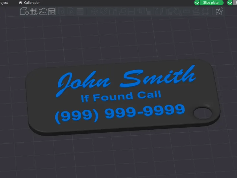 Customizable Luggage Tag