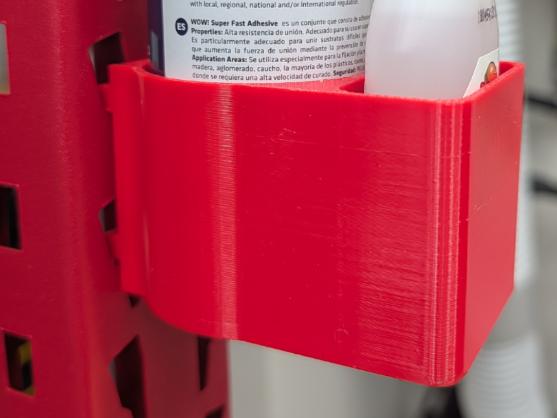 CA Glue holder for Home Depot Heavy Duty Red Rack