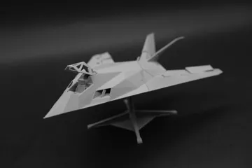 Modelo para impresión 3D: F117夜鹰 — vista de referencia 4